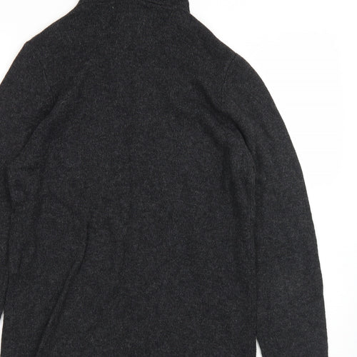 ASOS Mens Black  Cotton Pullover Hoodie Size XS