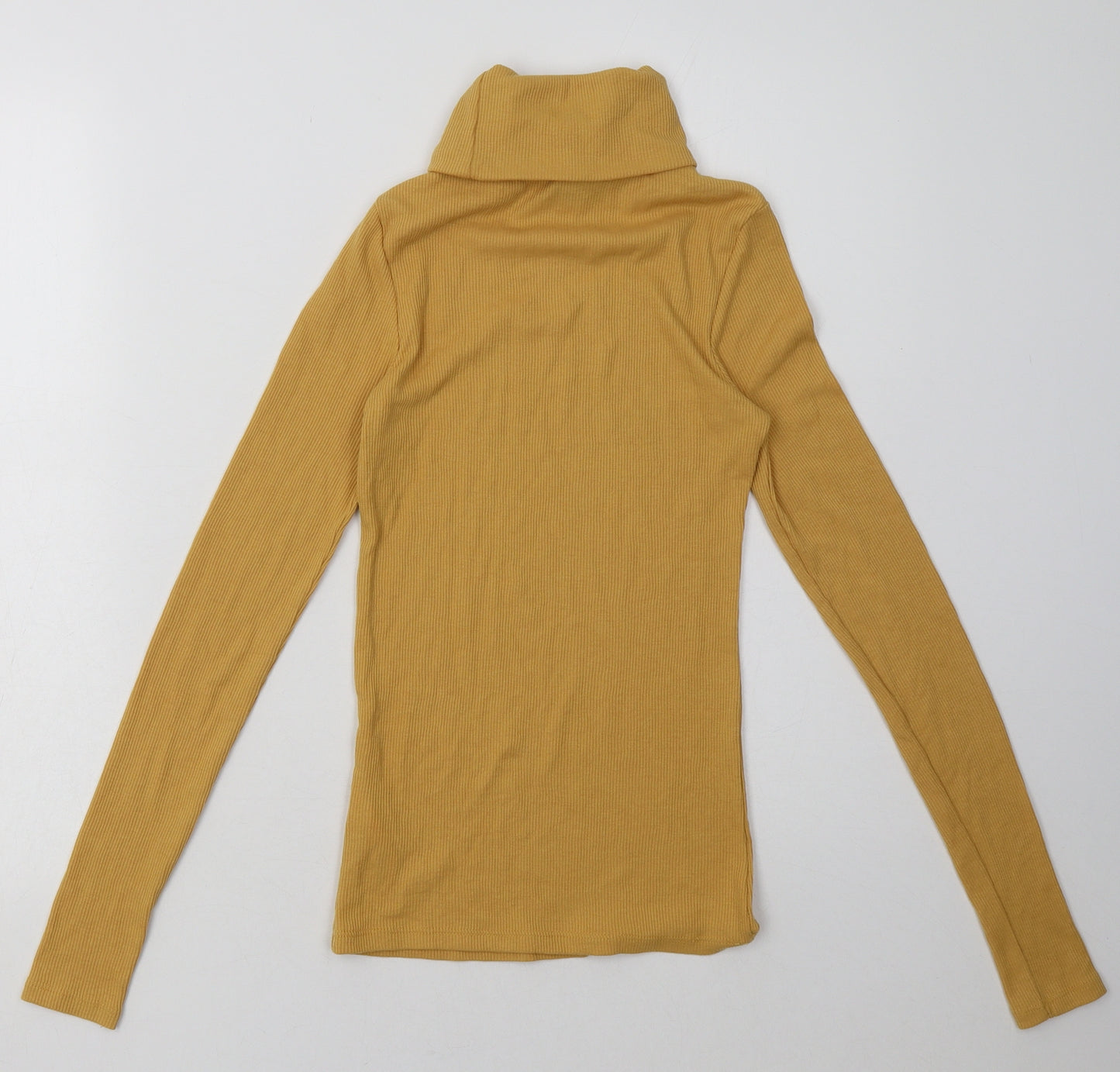 New Look Womens Yellow  Polyester Pullover Sweatshirt Size 8  Pullover