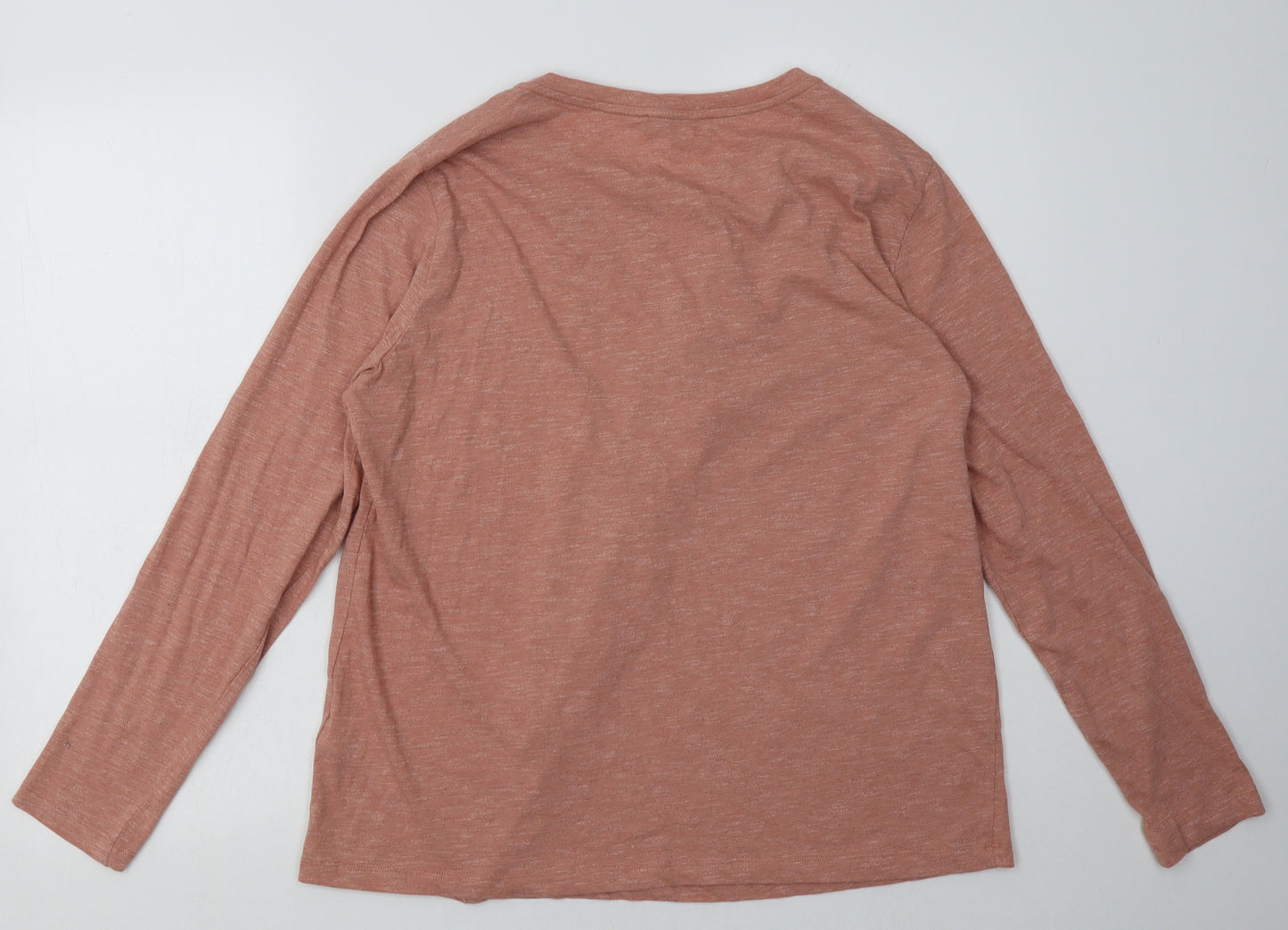 Marks and Spencer Womens Pink  Polyester Pullover Sweatshirt Size 16  Pullover