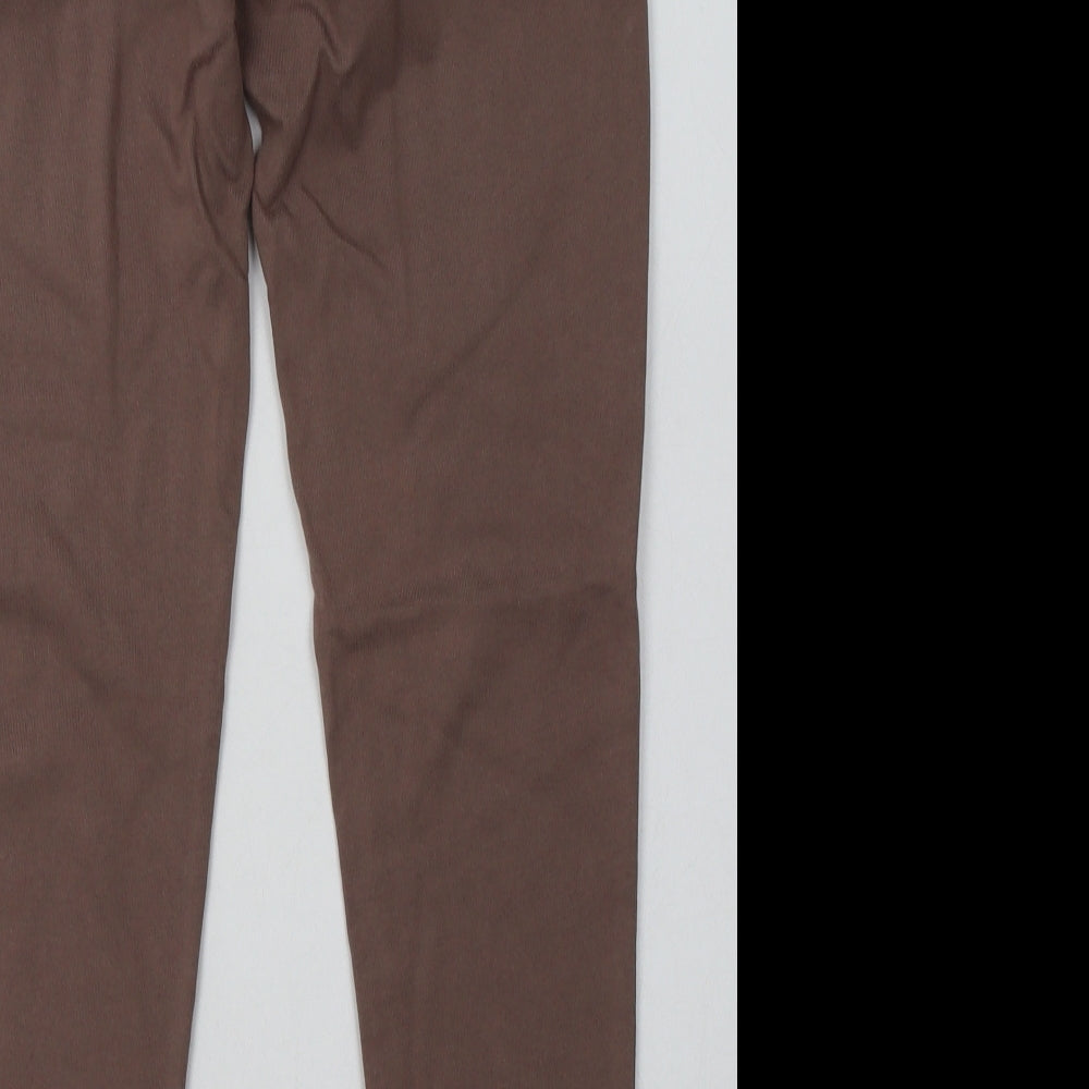 ASOS Womens Beige  Cotton Jogger Trousers Size S L28 in Regular Tie