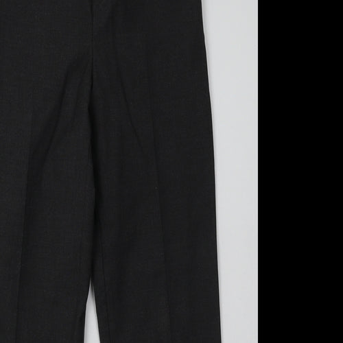 sainsburys Boys Grey  Polyester Capri Trousers Size 10 Years  Regular Hook & Eye - School Wear