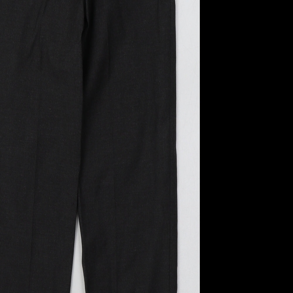 sainsburys Boys Grey  Polyester Capri Trousers Size 10 Years  Regular Hook & Eye - School Wear