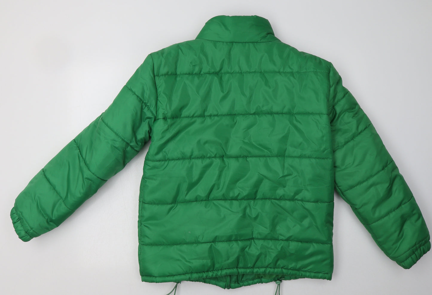 Heartbreak Womens Green   Puffer Jacket Jacket Size 10  Lace Up