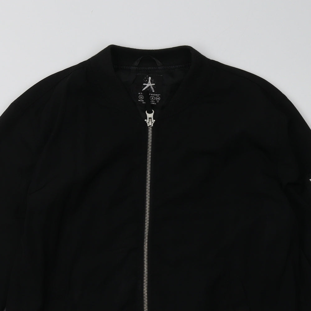 Primark Womens Blue   Bomber Jacket Jacket Size 12  Zip