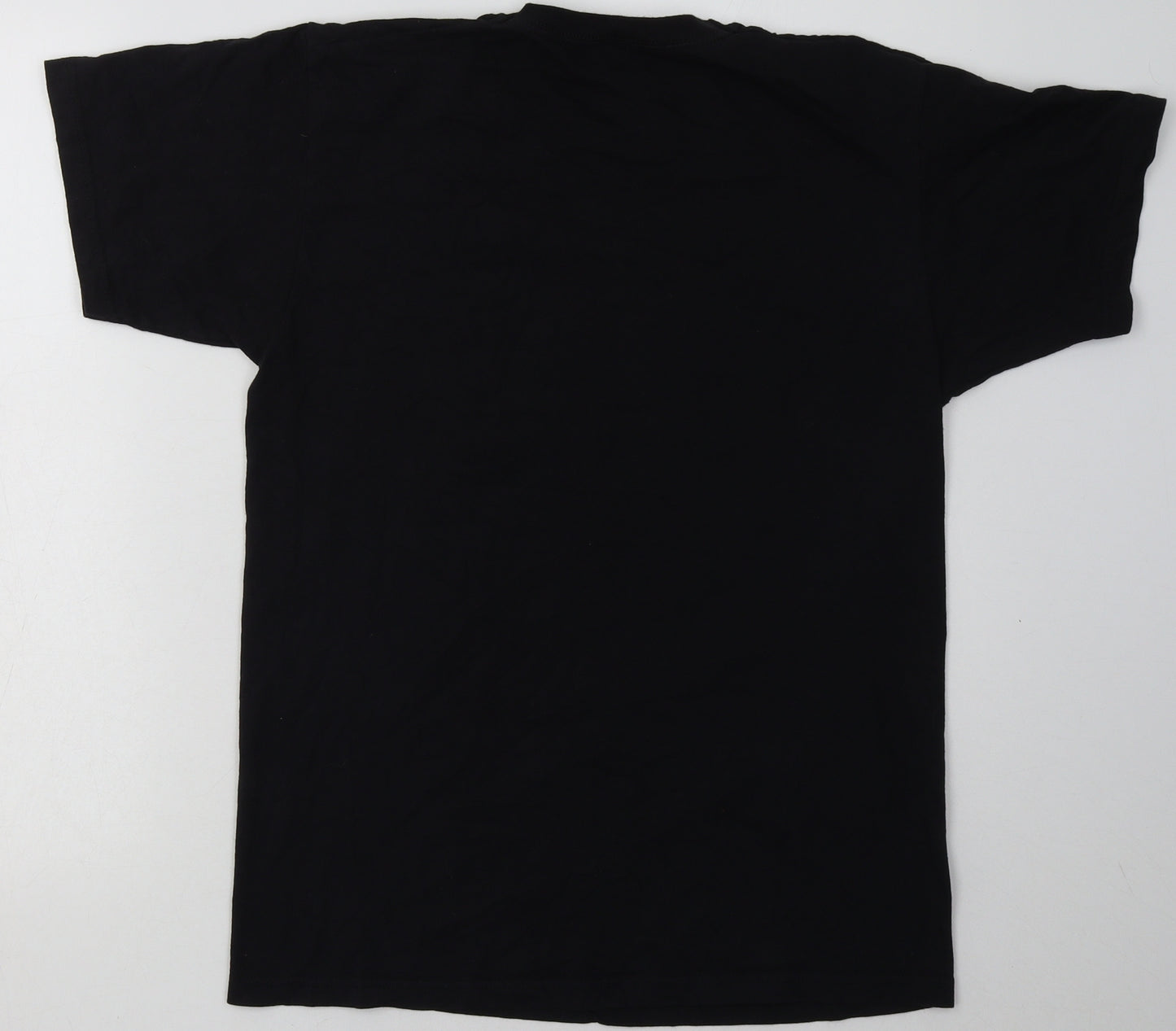 Marvel Mens Black  Cotton  T-Shirt Size M Crew Neck