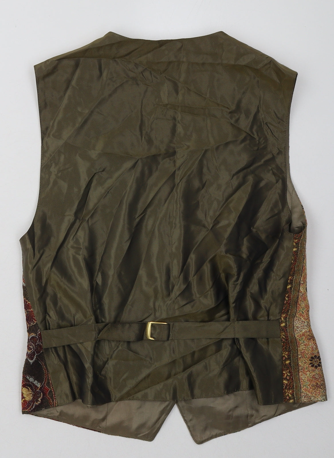 Gerry Weber Mens Multicoloured Geometric Polyester Tuxedo Suit Waistcoat Size 38