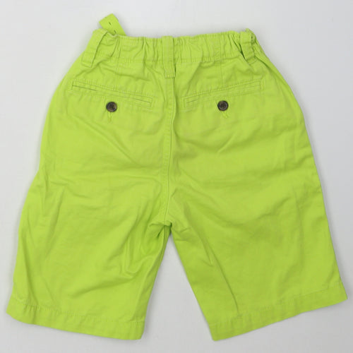 Gap Boys Green  Cotton Chino Shorts Size 8-9 Years  Regular Hook & Eye
