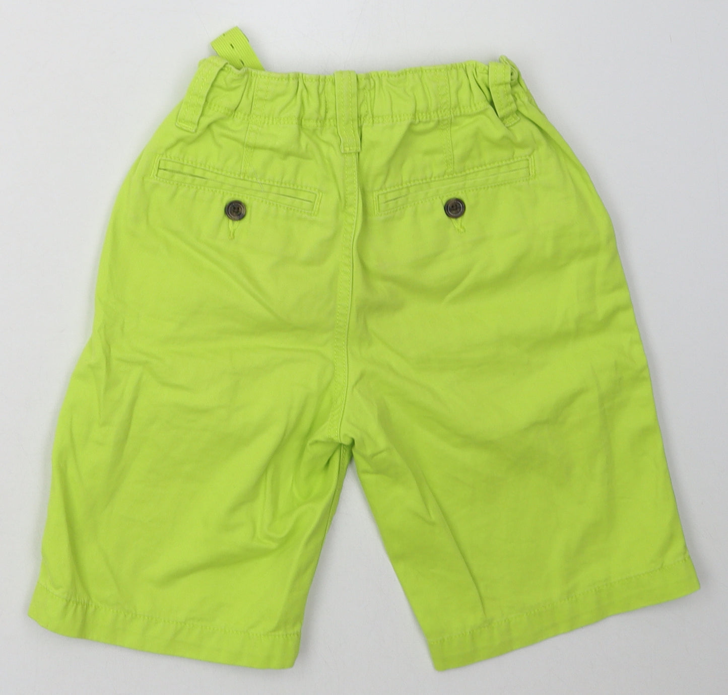 Gap Boys Green  Cotton Chino Shorts Size 8-9 Years  Regular Hook & Eye