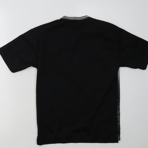F&F Boys Grey Geometric Coir Basic T-Shirt Size 7-8 Years Crew Neck Pullover - 58