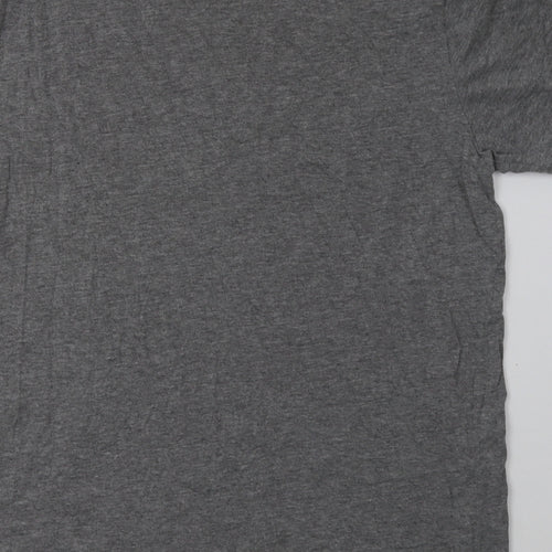 PUMA Mens Grey  Cotton  T-Shirt Size L Crew Neck