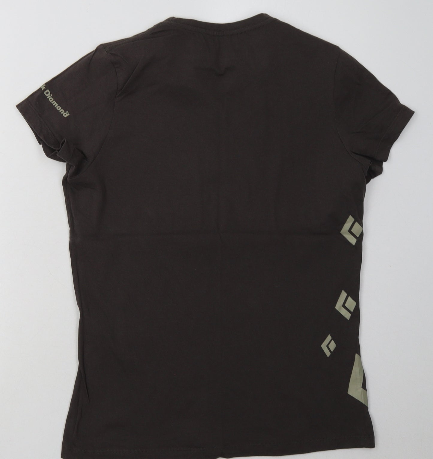 Black Diamond Mens Grey  Cotton  T-Shirt Size M Crew Neck