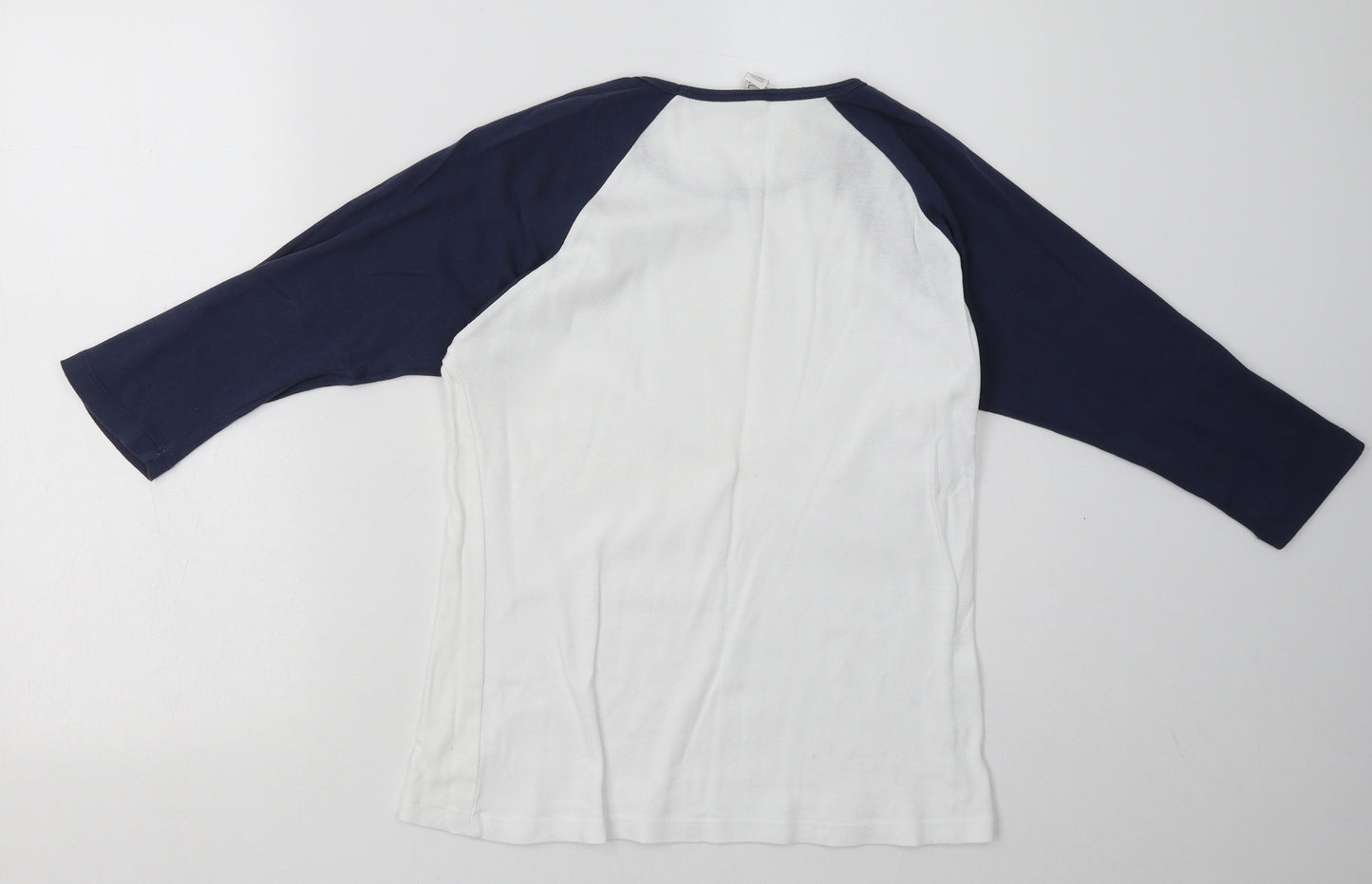 bella  Womens White  Cotton Pullover Sweatshirt Size M  Pullover