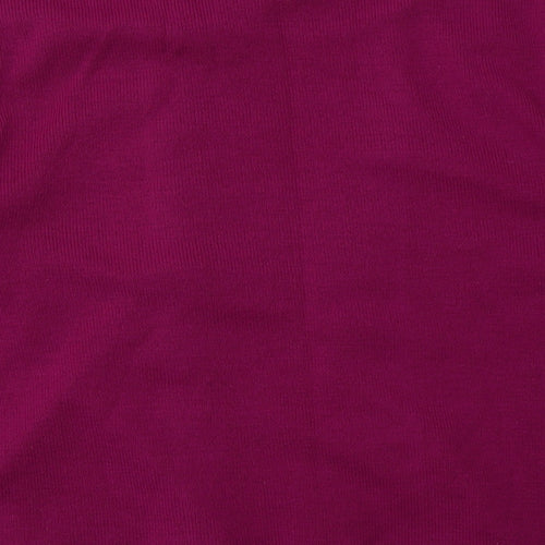 Glimpse Design Womens Purple Geometric Acrylic Pullover Sweatshirt Size M  Pullover