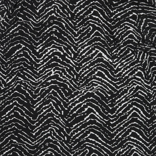 Warehouse Womens Black High Neck  Polyester Pullover Jumper Size 14