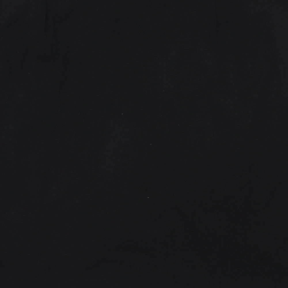 Marks and Spencer Womens Black  Viscose Mini Skirt Size 14