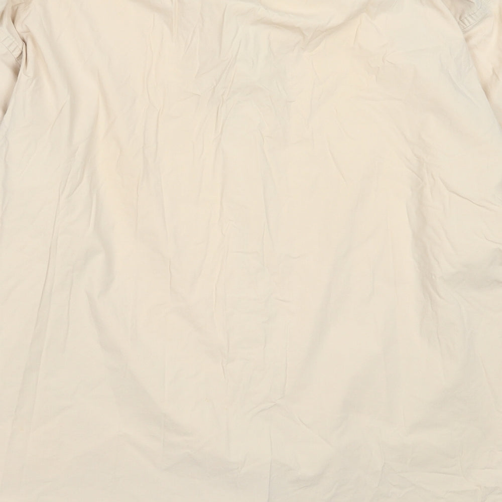 Gap Mens Beige  Cotton  Button-Up Size 2XL Collared