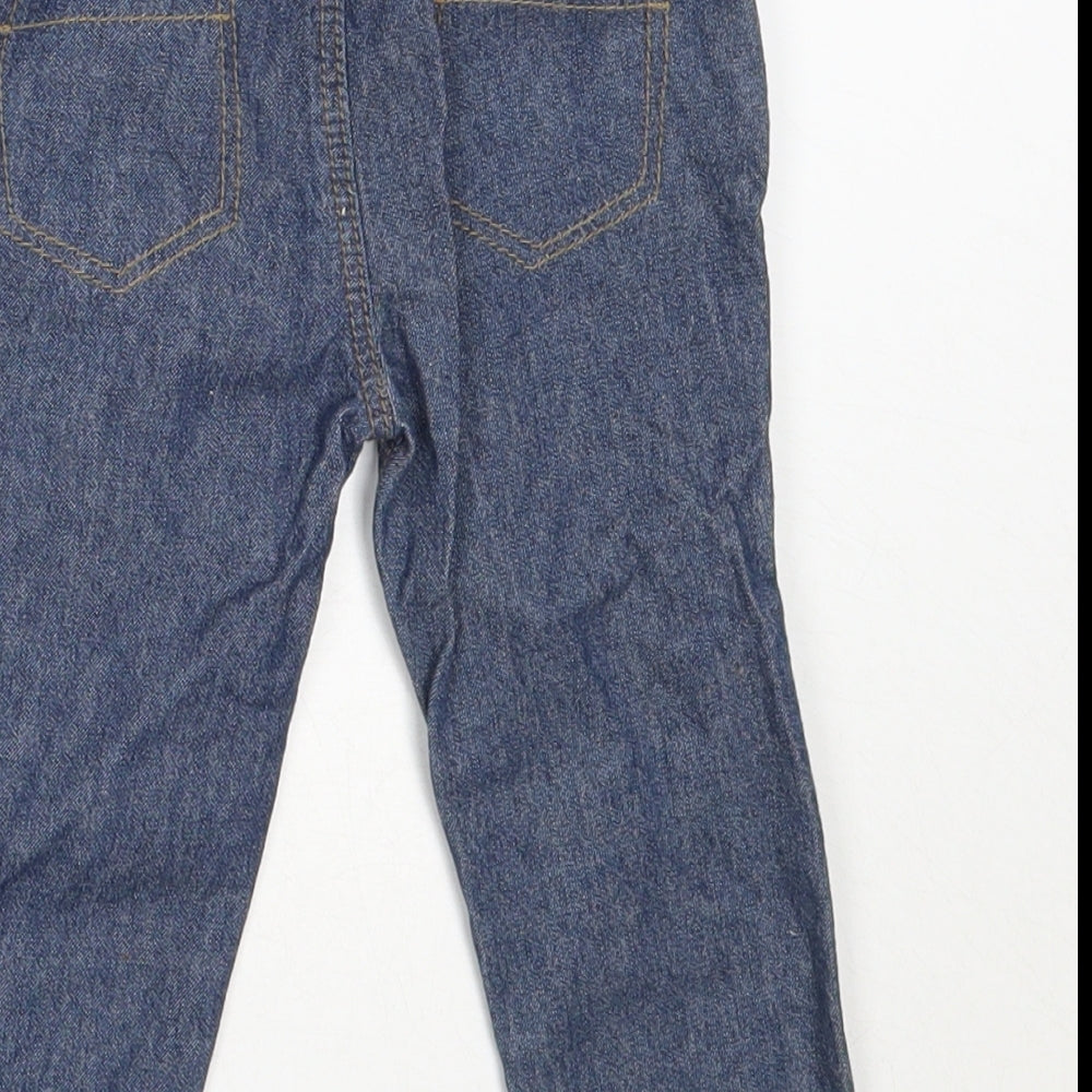 George Boys Blue  Cotton Capri Jeans Size 9-12 Months