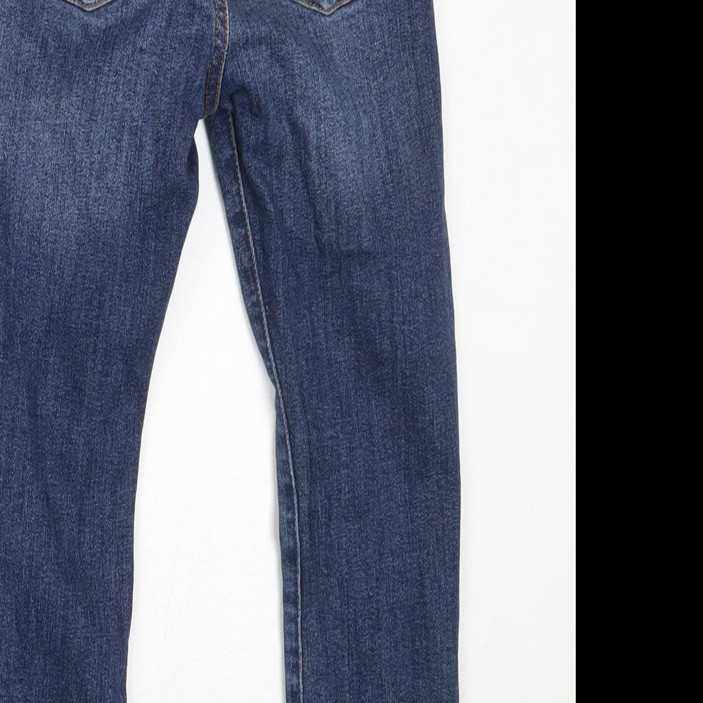 George Boys Blue  Cotton Straight Jeans Size 4-5 Years  Regular