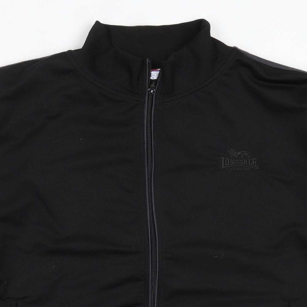 Lonsdale Mens Black   Jacket  Size 3XL