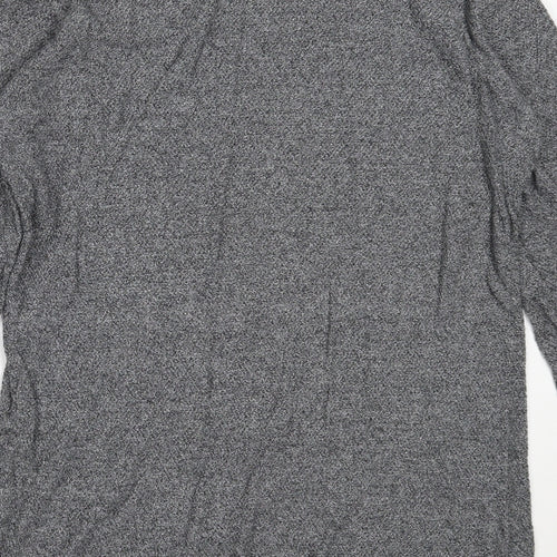 Cedar Wood State Mens Grey Round Neck  Cotton Pullover Jumper Size M