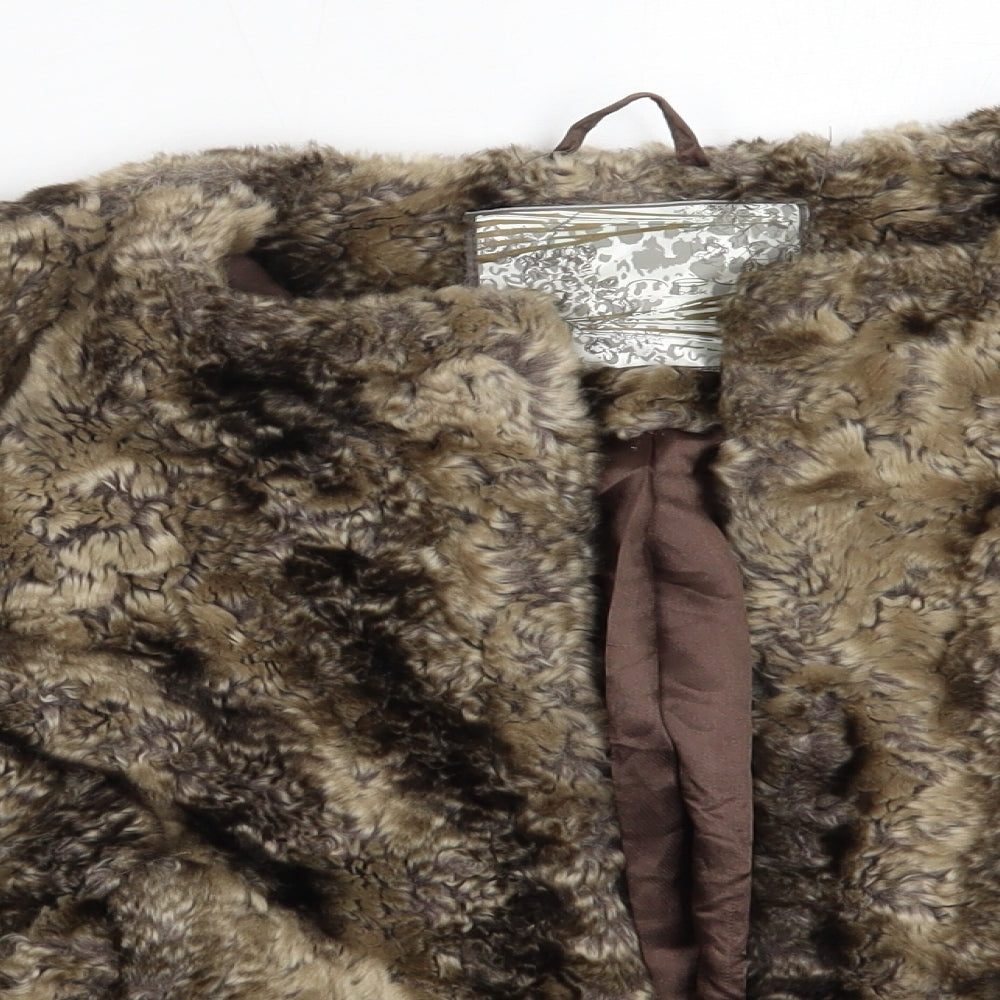 New Look Womens Beige   Overcoat Coat Size 10
