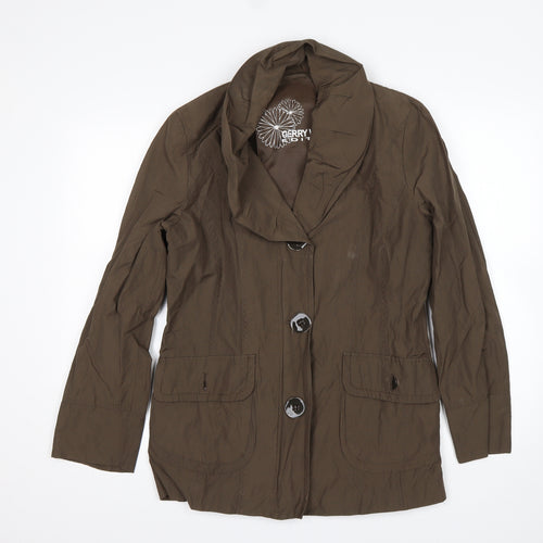 Gerry Weber Womens Green   Overcoat Coat Size 12
