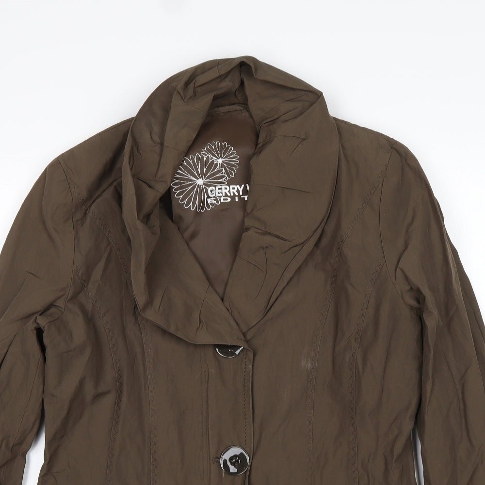 Gerry Weber Womens Green   Overcoat Coat Size 12