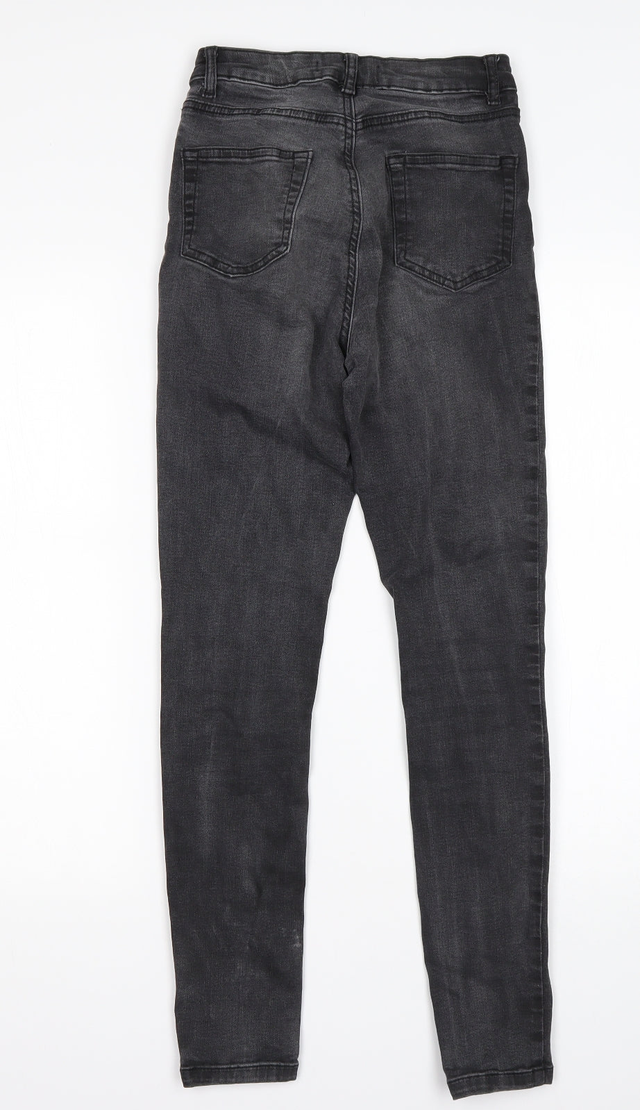 Primark Womens Black  Cotton Skinny Jeans Size 8 L28 in Regular