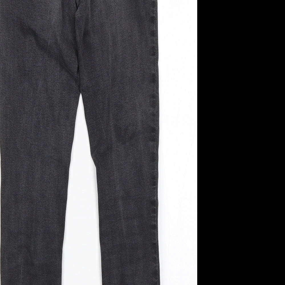 Primark Womens Black  Cotton Skinny Jeans Size 8 L28 in Regular