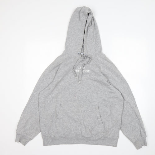 Zara Womens Green  Cotton Pullover Hoodie Size S