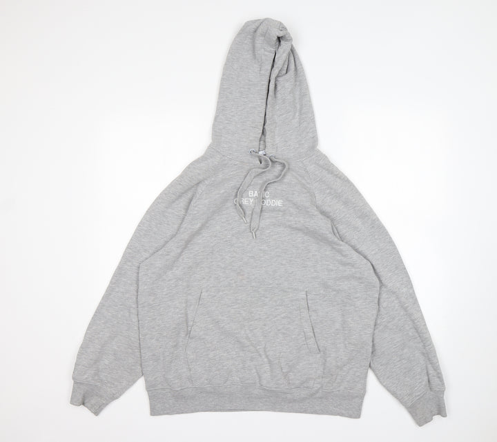Zara Womens Green  Cotton Pullover Hoodie Size S