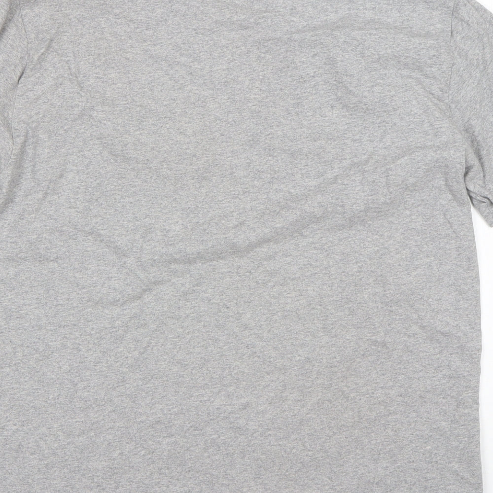 Polo Ralph Lauren Womens Grey  Cotton Basic T-Shirt Size XL Round Neck