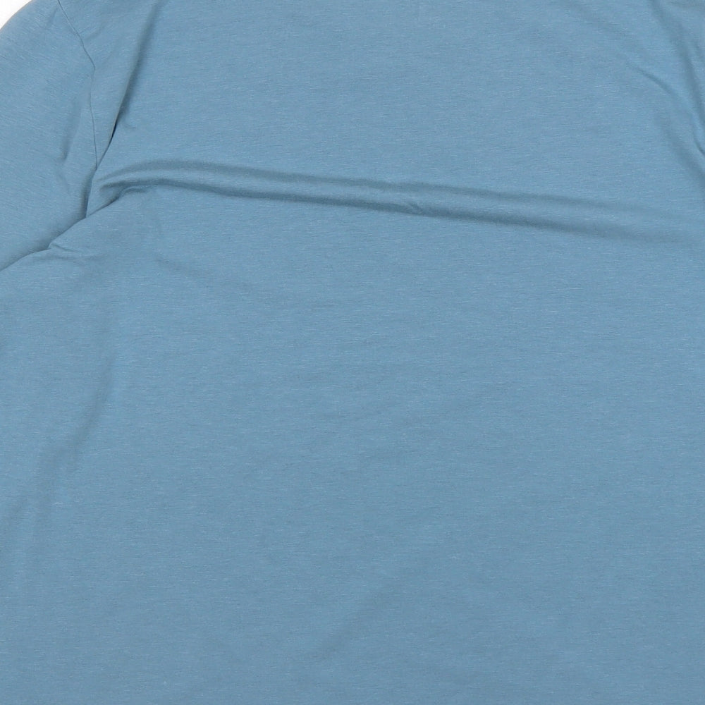 TU Womens Green  Cotton Basic T-Shirt Size 22 Round Neck