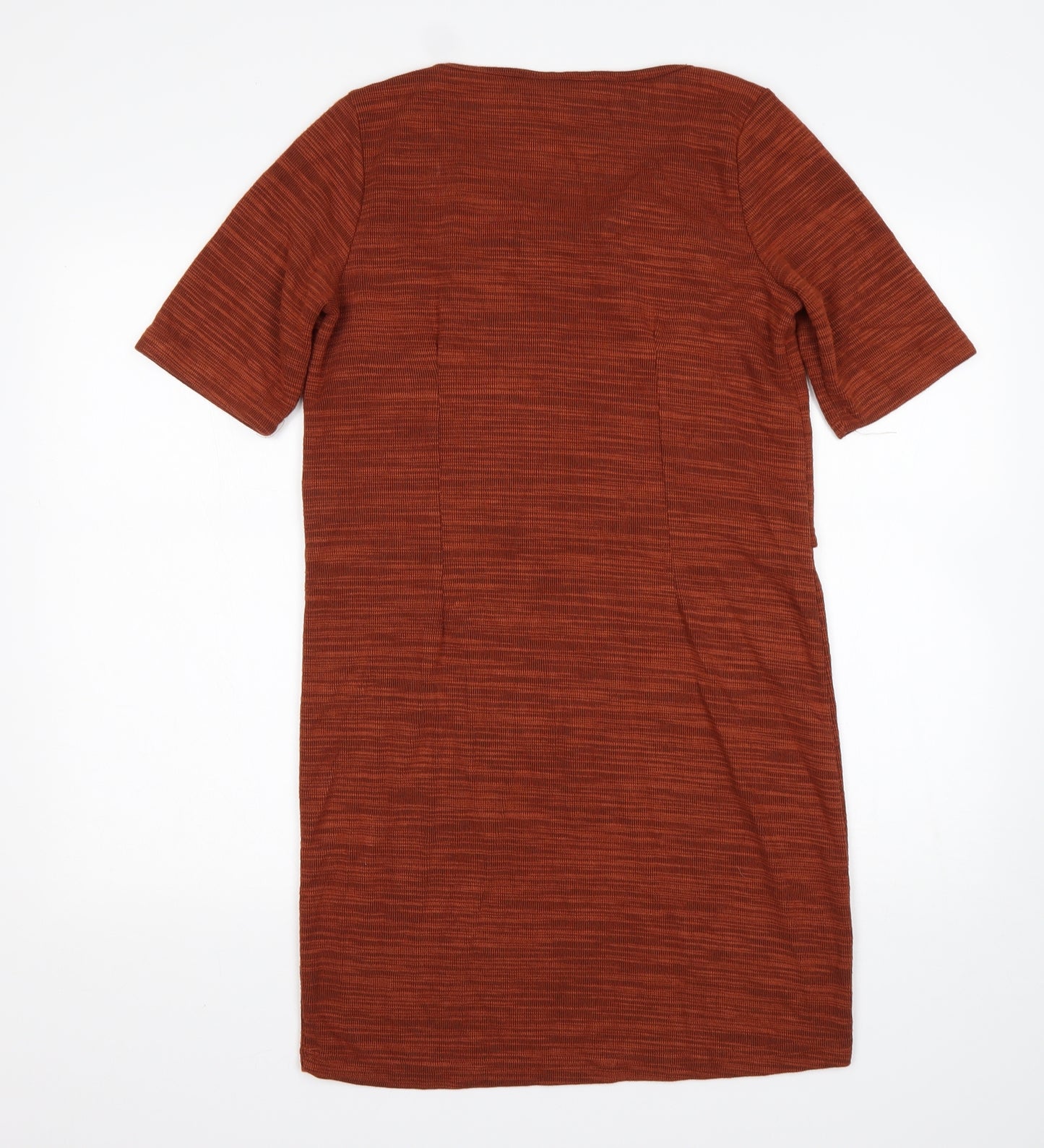 Mamalicious Womens Brown  Viscose Jumper Dress  Size M  Round Neck