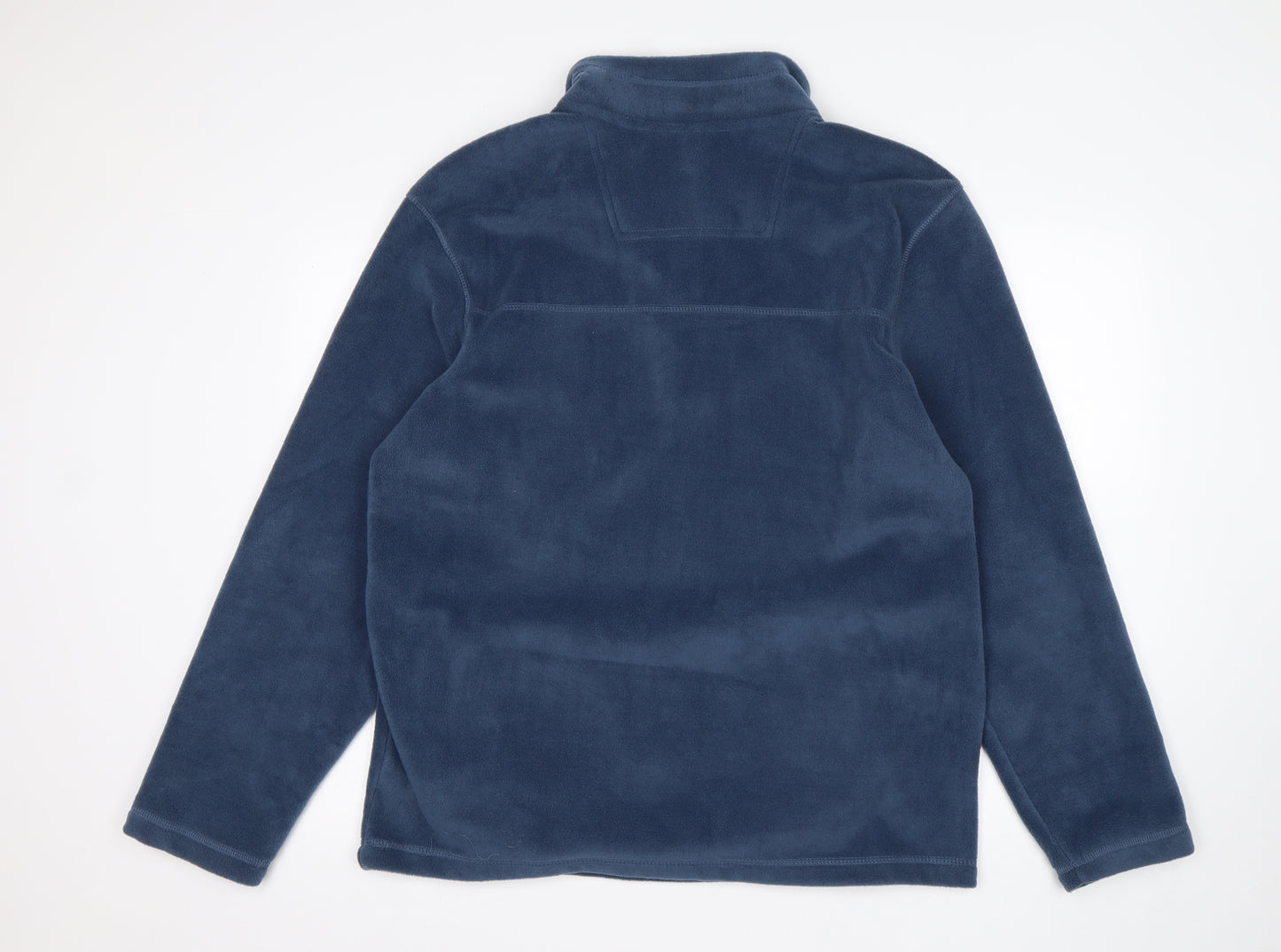 TU Mens Blue  Polyester Pullover Sweatshirt Size L