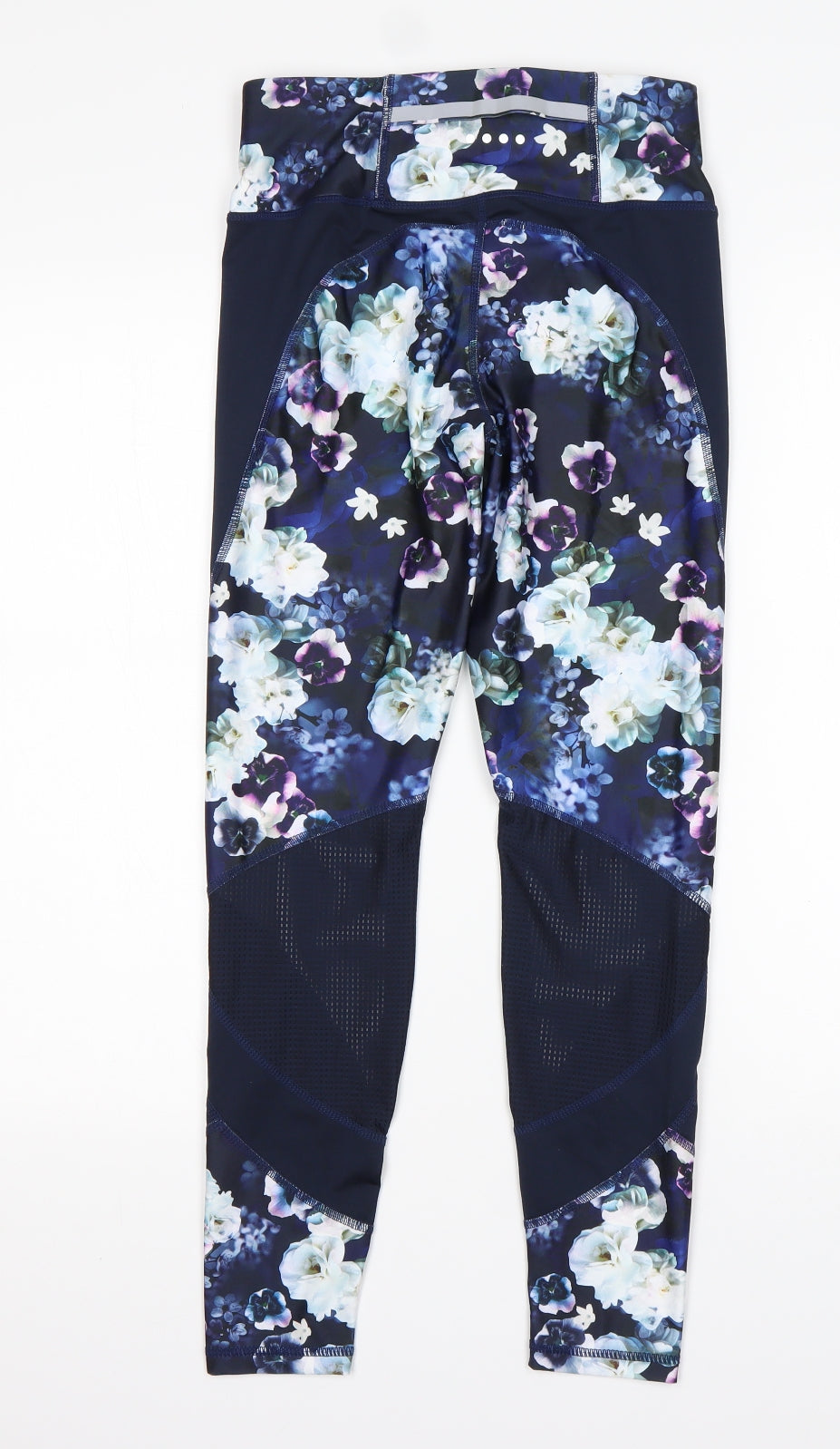 Souluxe Womens Multicoloured Floral Polyester Compression Leggings Size 8 L27 in Regular