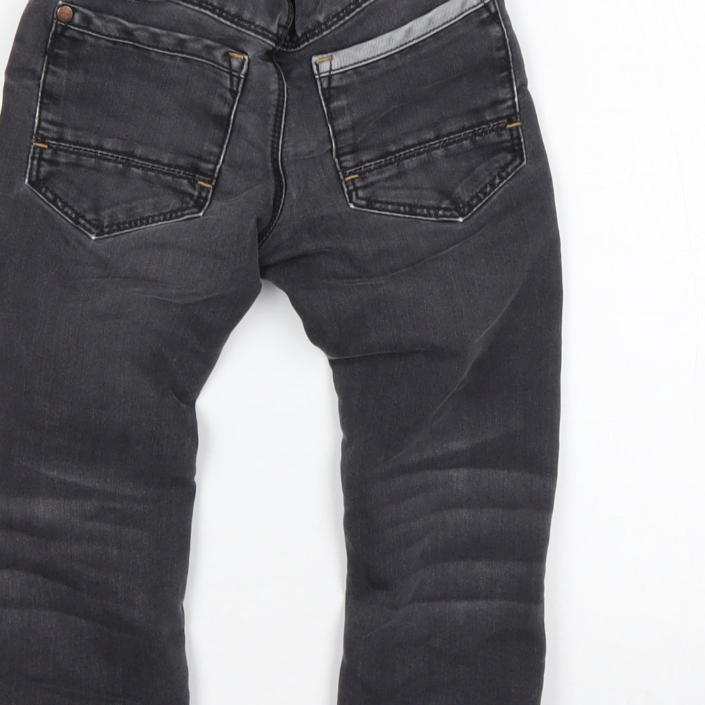 NEXT Boys Black  Cotton Straight Jeans Size 3-4 Years  Regular