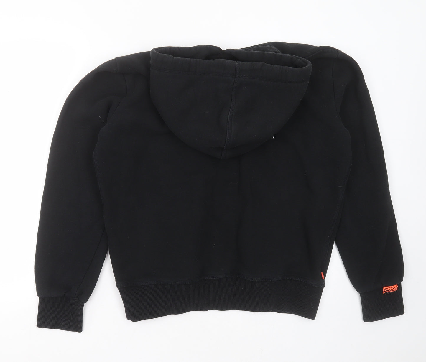 Superdry Mens Black  Cotton Pullover Hoodie Size XL