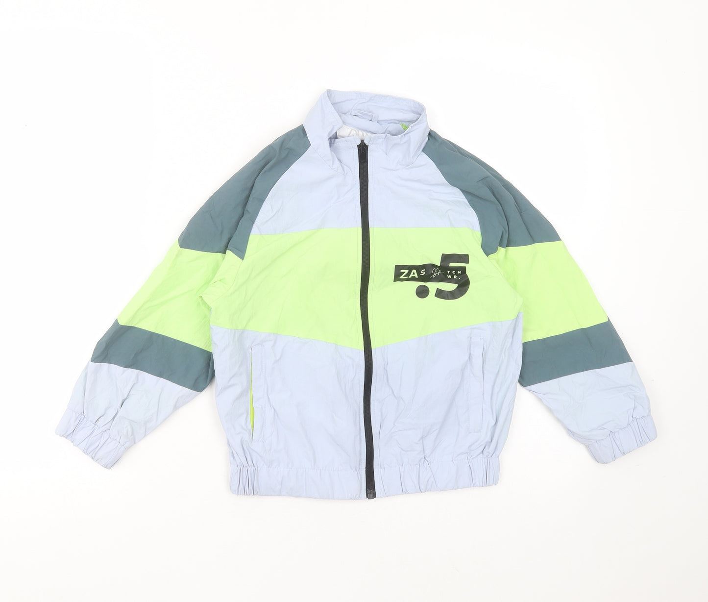 Zara Boys Blue   Jacket  Size 6-7 Years  Zip