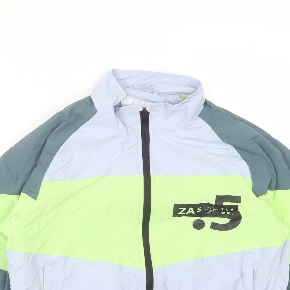 Zara Boys Blue   Jacket  Size 6-7 Years  Zip