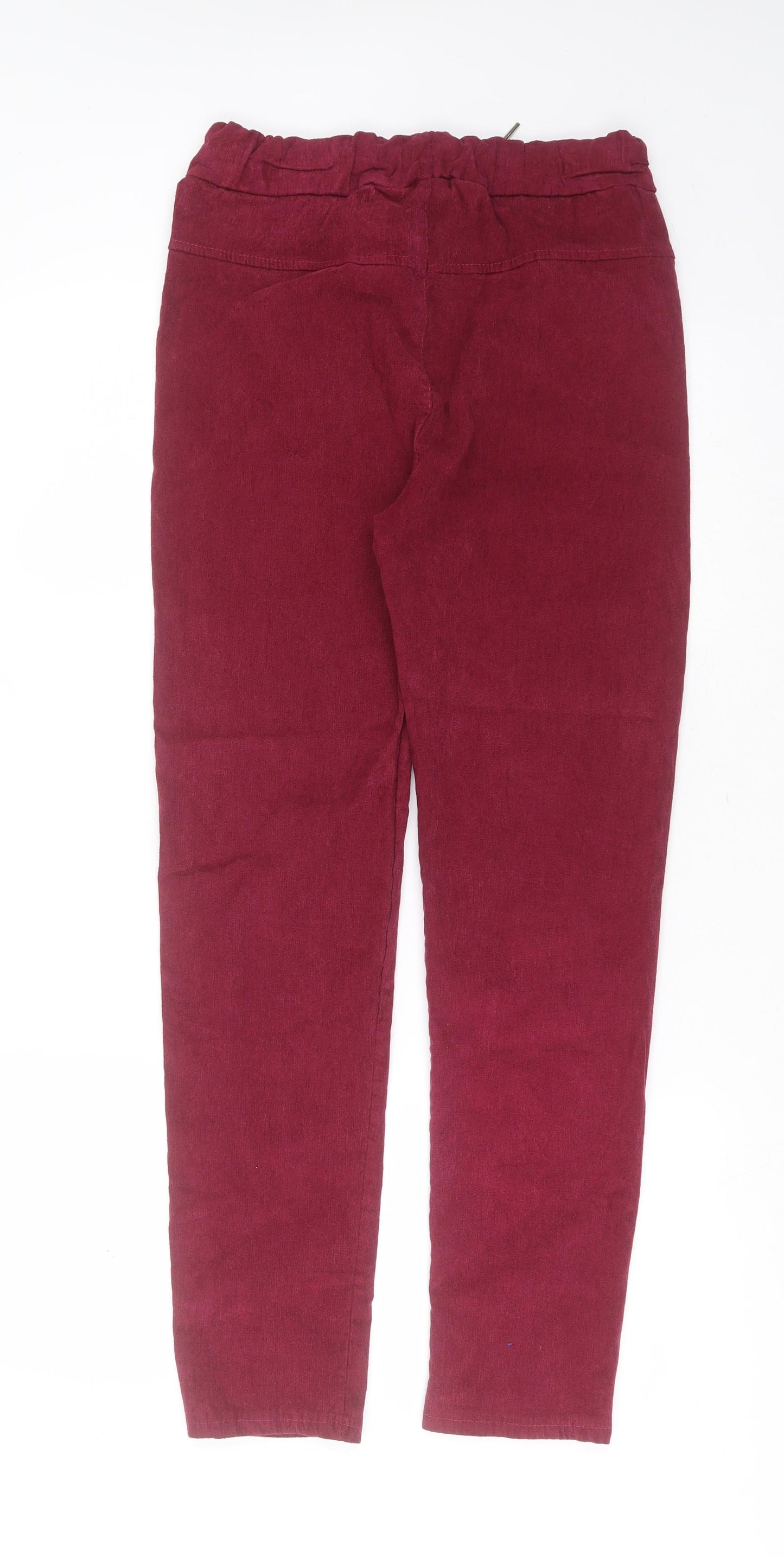 Made in Italy Womens Purple  Viscose Trousers  Size 28 in L28 in Regular