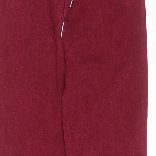 Made in Italy Womens Purple  Viscose Trousers  Size 28 in L28 in Regular