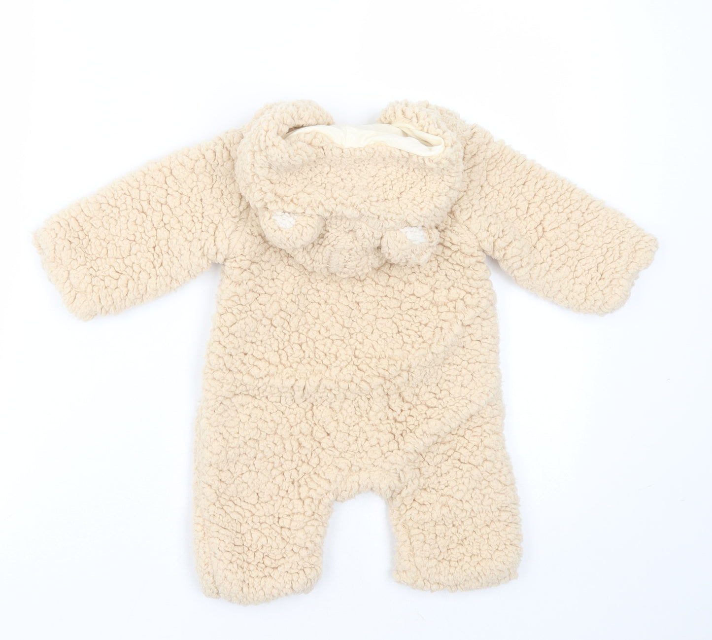 Huzhou Baby Beige  Polyester Coverall Outfit/Set Size 6-9 Months   - bear