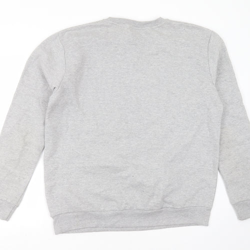 Pep & co Mens Grey  Cotton Pullover Sweatshirt Size XL