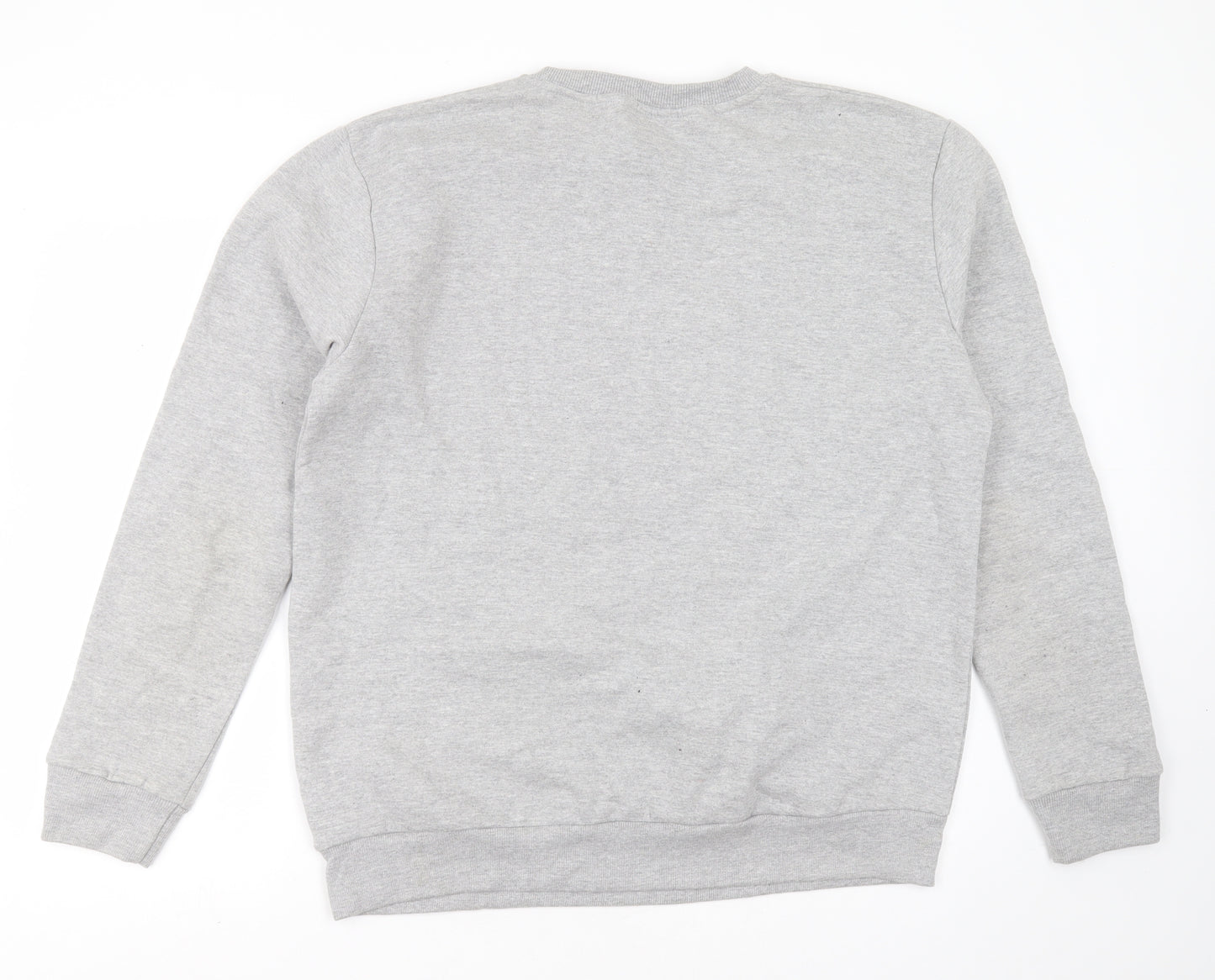 Pep & co Mens Grey  Cotton Pullover Sweatshirt Size XL