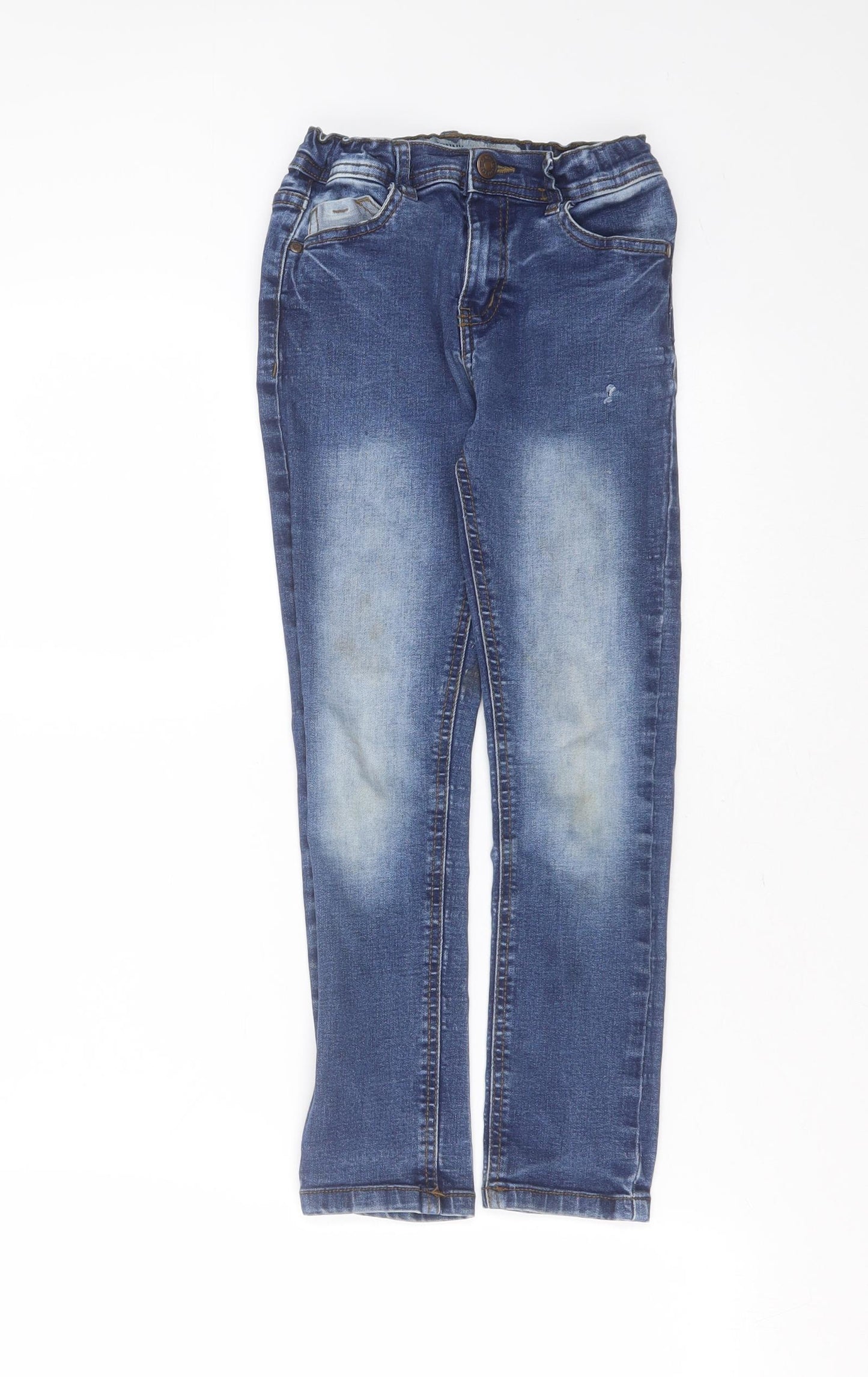 Primark Boys Blue  Cotton Skinny Jeans Size 9-10 Years  Extra-Slim