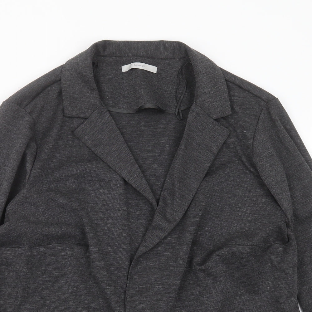 George Womens Grey  Polyester Jacket Blazer Size 20