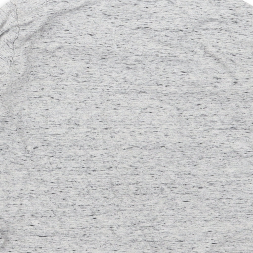 NEXT Baby Grey  Cotton Basic T-Shirt Size 18-24 Months Round Neck
