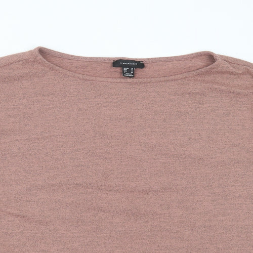 Primark Womens Pink Round Neck  Polyester Pullover Jumper Size 12