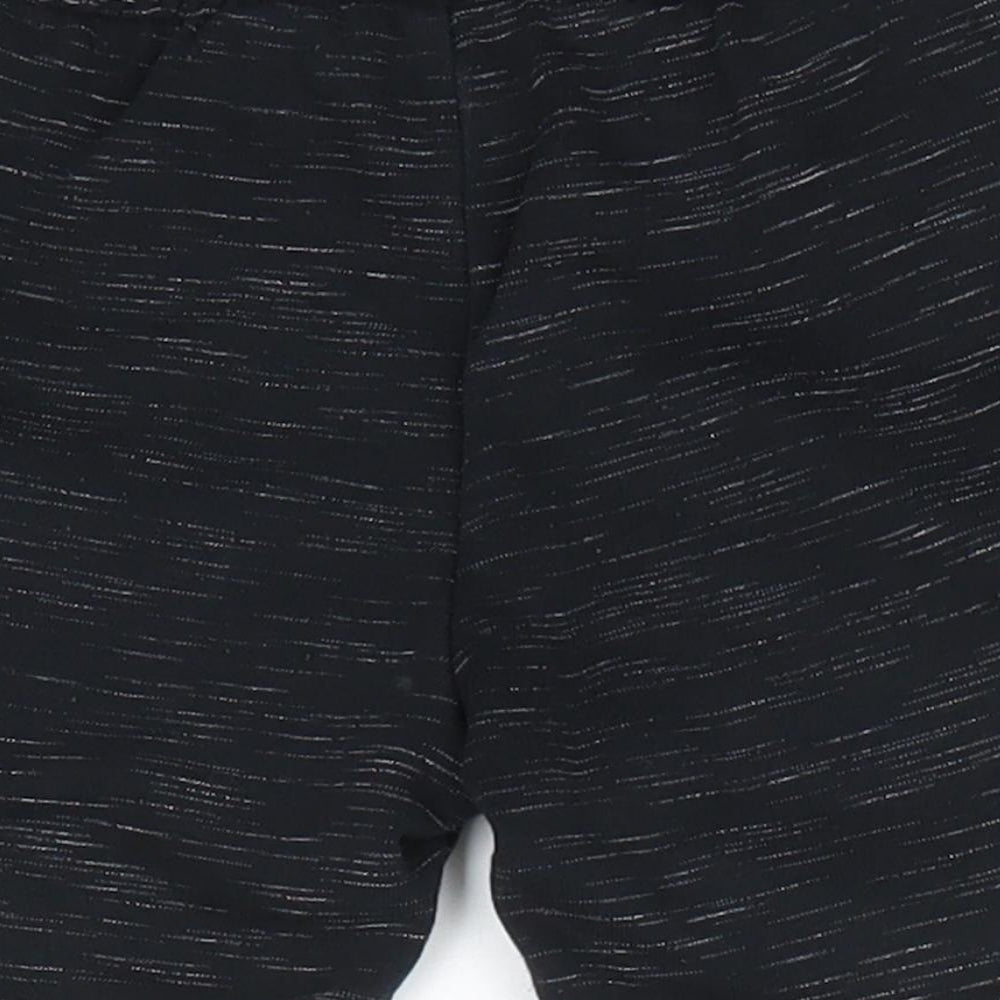 F&F Boys Black  Cotton Sweat Shorts Size 2-3 Years  Regular